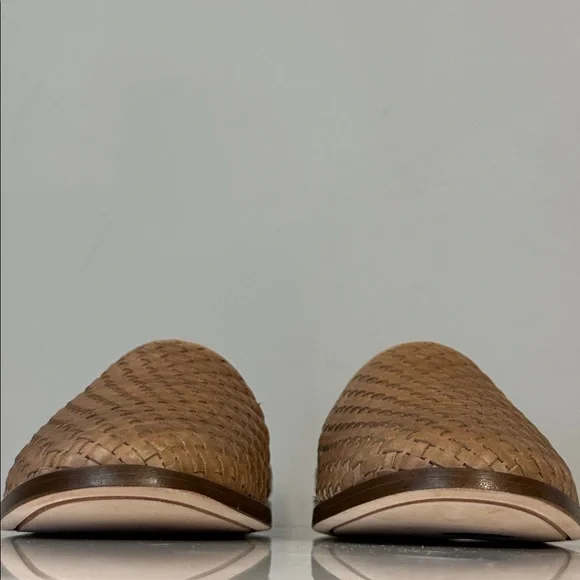 Nisolo Mara Woven Leather Brown Almond Flats Size 7.5 Quiet Luxury Capsule - Picture 5 of 15